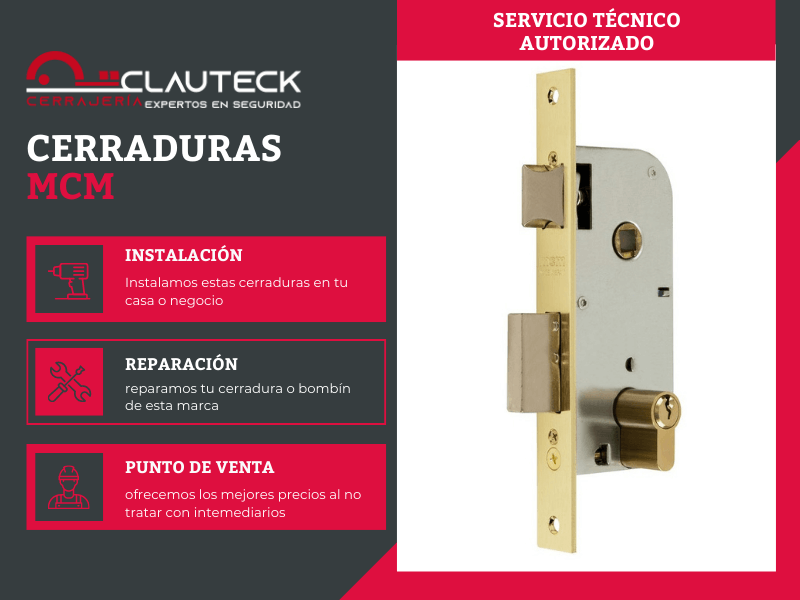 Asistencia técnica autorizada de cerraduras MCM